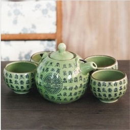 普潤日韓復古色釉陶瓷茶具12套件 高檔禮品之選，性價比購于51比購返利網